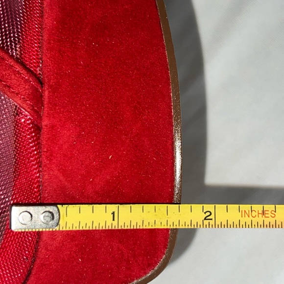 Aldo red suede platform high heels NIB - Picture 8 of 8